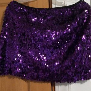 Xl sequin mini skirt